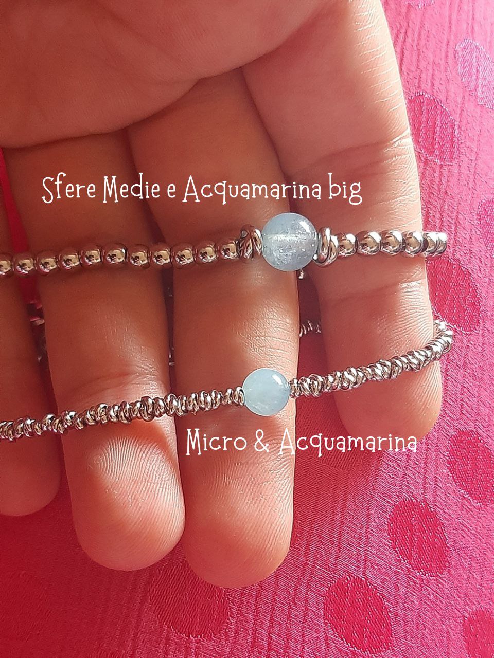 Bracciale Micro & pietra di Acquamarina